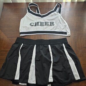 Womens Plus Cheerleader Uniform Costume 4x